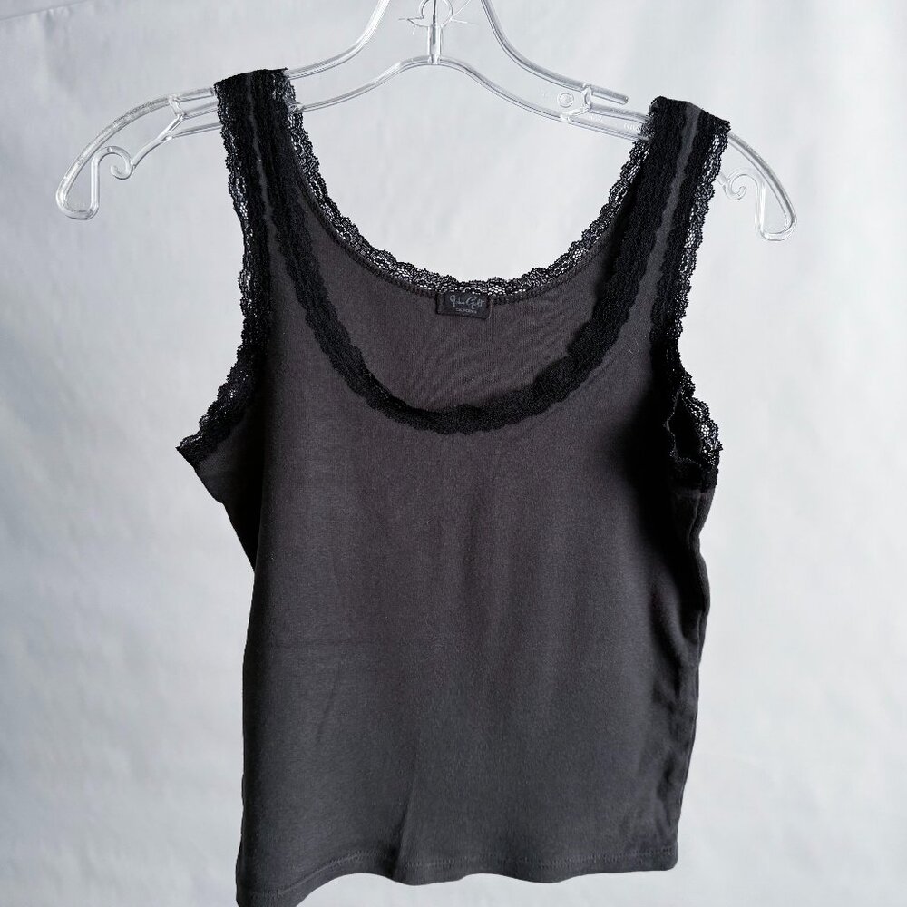 Brandy Melville Black Lace Tank